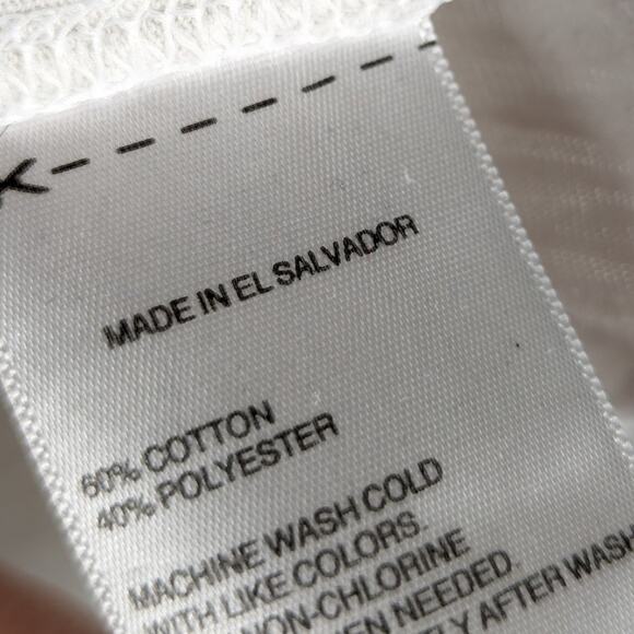 Reebok Large White Tank Top It’s A Lifestyle Graphic Muscle Shirt Cotton Blend - Picture 4 of 5